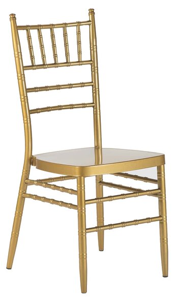Americké svatební židle Chiavari - zlatá barva