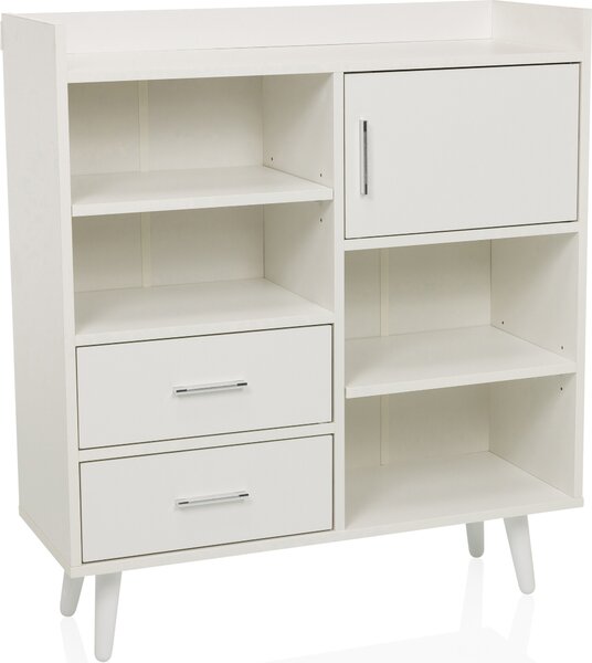 Hjh LIVING Komoda se 2 zásuvkami MYRDAL Příborník 90,0 x 80,0 x 30,0 cm