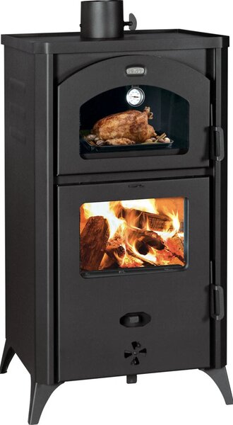 EEK A+ - Krbová kamna PRITY FGR D 14,5 kW s troubou Krbová kamna Vytápění Vaření