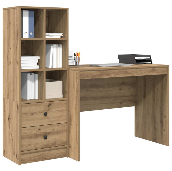 Stůl Artisanový dub 145.5 x 50 x 127 cm 2 ks 3337376