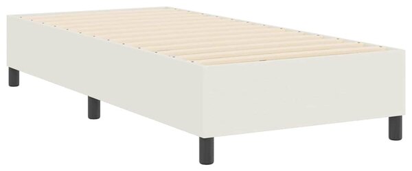 Rám platformy Krémová 80 x 200 cm Žebrovaná látka 3337379