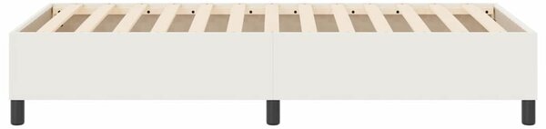Rám platformy Krémová 80 x 200 cm Žebrovaná látka 3337379