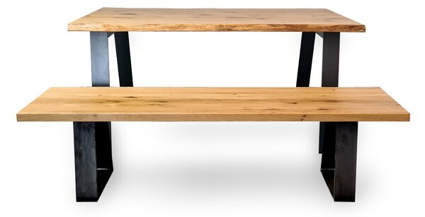 Lavice GOLEM masiv DUB Varianta: Lavice 42 x 160 cm (na výběr více variant)