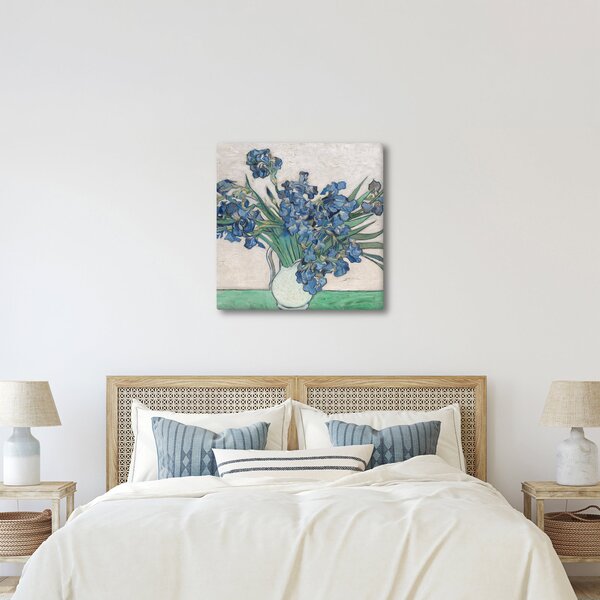 Obraz - Vincent van Gogh, Irises, reprodukce (30x30 cm)