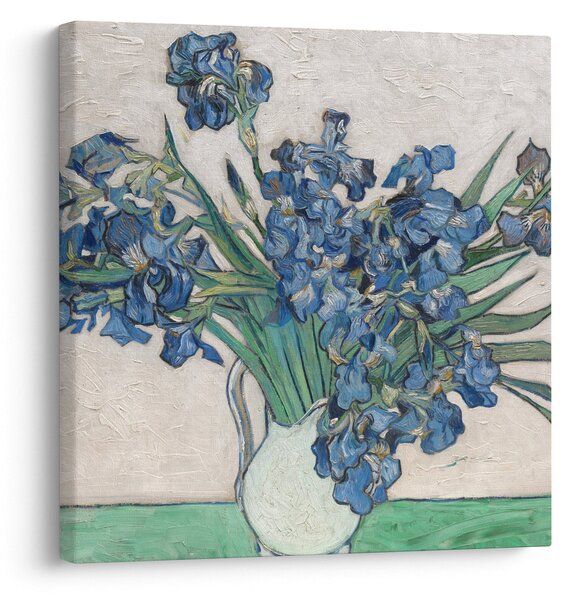 Obraz - Vincent van Gogh, Irises, reprodukce (30x30 cm)