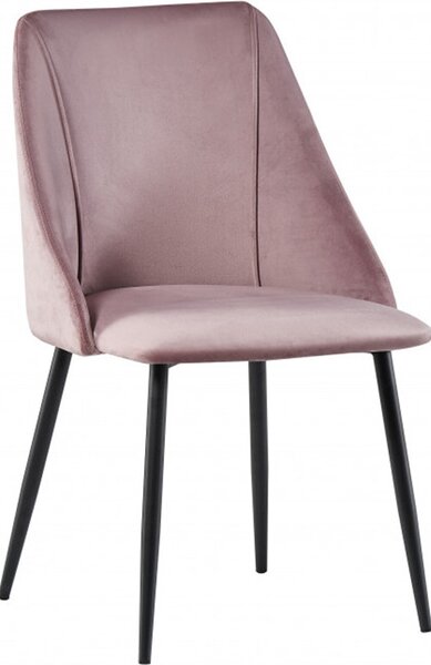Jídelní židle Stozy Velvet Kara Pink