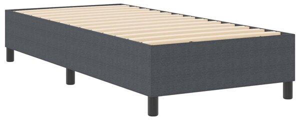 Rám platformy Tmavě šedá 80 x 200 cm Žebrovaná látka 3337378