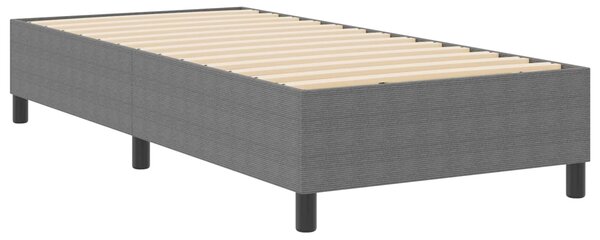 Rám platformy Světle šedá 80 x 200 cm Žebrovaná látka 3337377