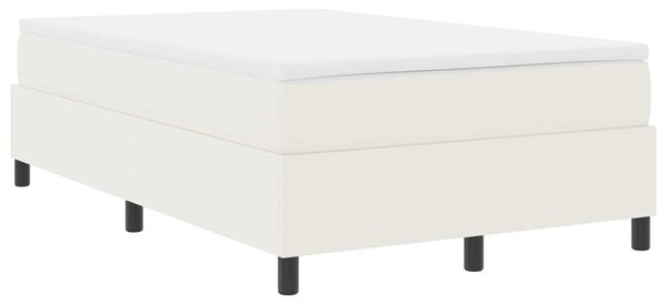 Rám platformy Krémová 120 x 190 cm Žebrovaná látka 3337399