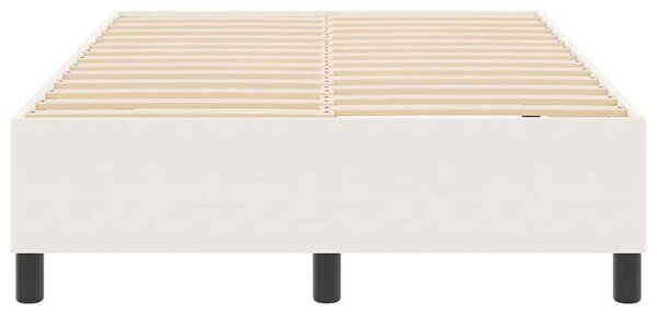 Rám platformy Krémová 120 x 190 cm Žebrovaná látka 3337399