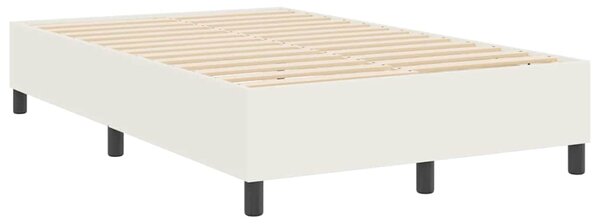 Rám platformy Krémová 120 x 190 cm Žebrovaná látka 3337399