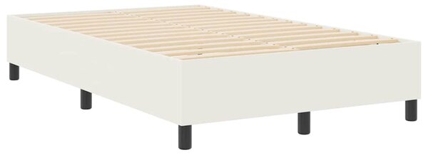Rám platformy Krémová 120 x 190 cm Žebrovaná látka 3337399