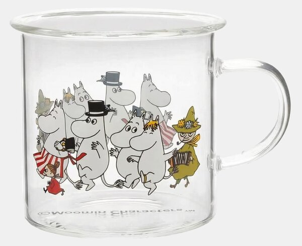 Sinsay - Skleněný hrnek s uchem The Moomins - vícebarevná