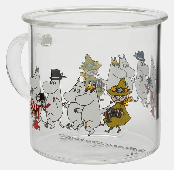 Sinsay - Skleněný hrnek s uchem The Moomins - vícebarevná