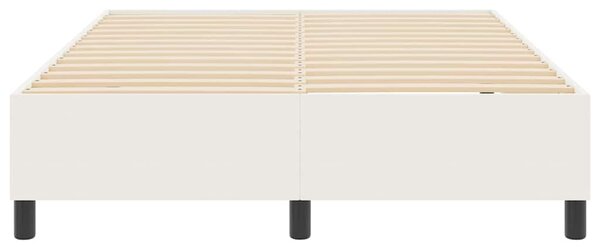Rám platformy Krémová 140 x 190 cm Žebrovaná látka 3337409