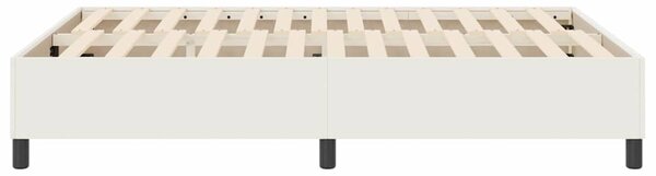 Rám platformy Krémová 140 x 190 cm Žebrovaná látka 3337409