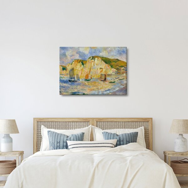 Obraz - Auguste Renoir, Sea and Cliffs, reprodukce (70x50 cm)