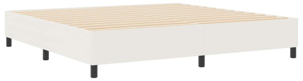 Rám platformy Krémová 200 x 200 cm Žebrovaná látka 3337429