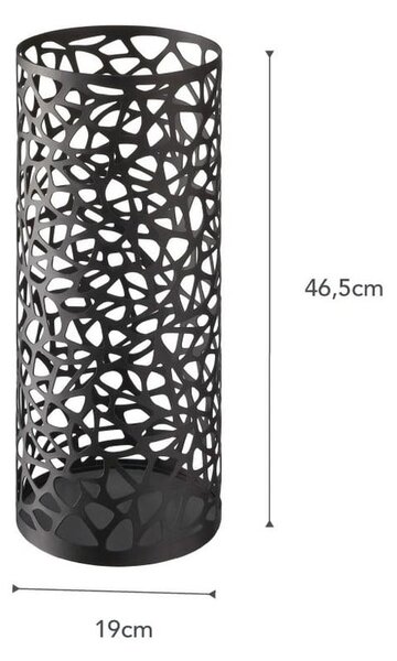 Černý stojan na deštníky YAMAZAKI Nest