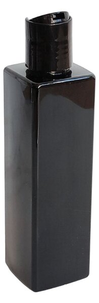 Dávkovač na mýdlo 250 ml černý s černým DISC TOP LUNA