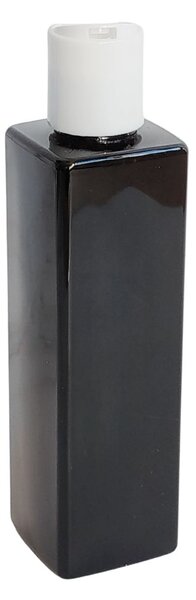 Dávkovač na mýdlo 250 ml černý s bílým DISC TOP LUNA