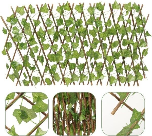 Plotové dílce s rostlinami, Roztahovací Zahradní plot, Dekorativní Plotový panel - GREENFENCE