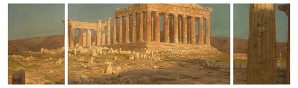 Obraz - Frederic Edwin Church, The Parthenon, reprodukce (170x50 cm)