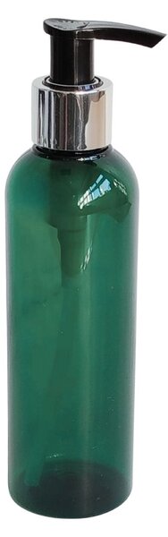 Dávkovač mýdla BEN 200 ml zelený s černo-stříbrným DISC TOP