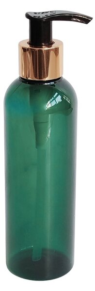 Dávkovač mýdla BEN 200 ml zelený s černo-zlatým dávkovačem