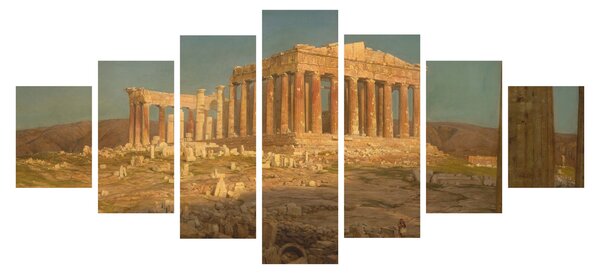 Obraz - Frederic Edwin Church, The Parthenon, reprodukce (210x100 cm)