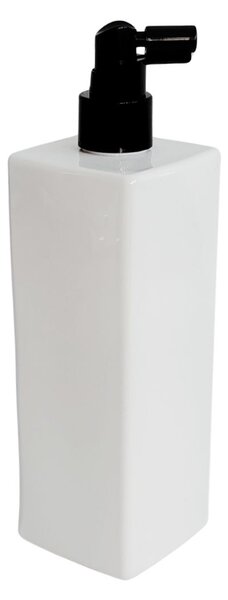 Dávkovač na mýdlo 500 ml bílý s černým sprejem LUNA
