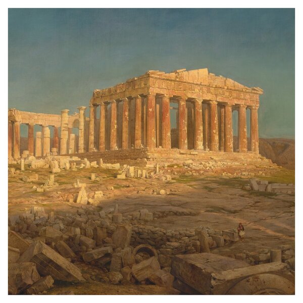 Obraz - Frederic Edwin Church, The Parthenon, reprodukce (30x30 cm)