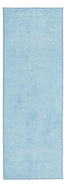 Modrý běhoun Hanse Home Pure, 80 x 300 cm