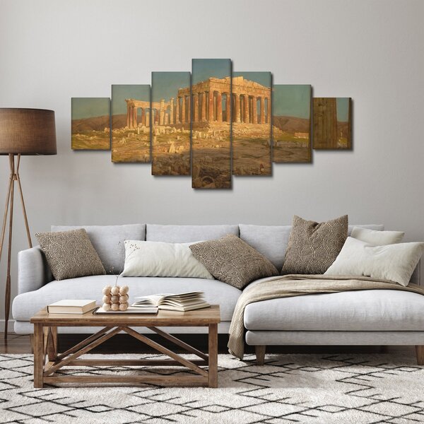Obraz - Frederic Edwin Church, The Parthenon, reprodukce (210x100 cm)