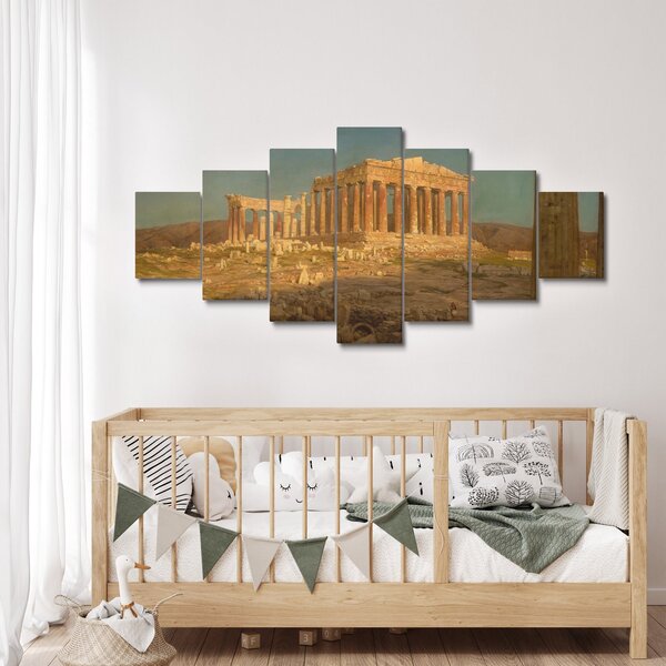 Obraz - Frederic Edwin Church, The Parthenon, reprodukce (210x100 cm)