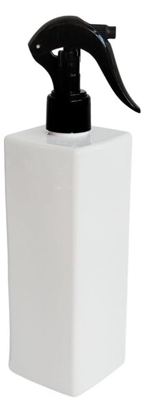 Dávkovač na mýdlo 500 ml bílý s černým rozprašovačem mini LUNA