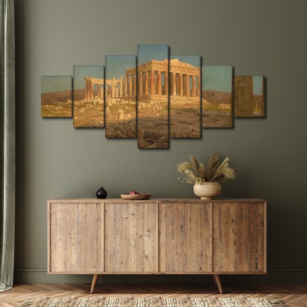 Obraz - Frederic Edwin Church, The Parthenon, reprodukce (210x100 cm)