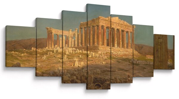 Obraz - Frederic Edwin Church, The Parthenon, reprodukce (210x100 cm)