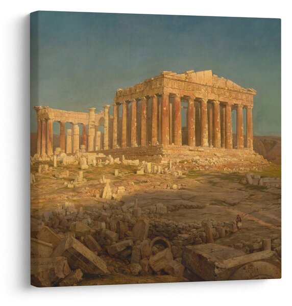 Obraz - Frederic Edwin Church, The Parthenon, reprodukce (30x30 cm)