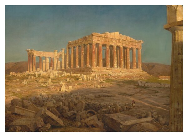 Obraz - Frederic Edwin Church, The Parthenon, reprodukce (70x50 cm)