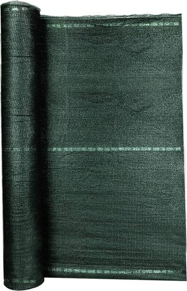 LARS360 Sunshade Privacy Screen, Tenisová zástěna Windbreak Net Fence Screen, Stínící síť pro sportoviště, zahradu, řetězový plot (tmavě zelená, 1,8 m x 10 m)