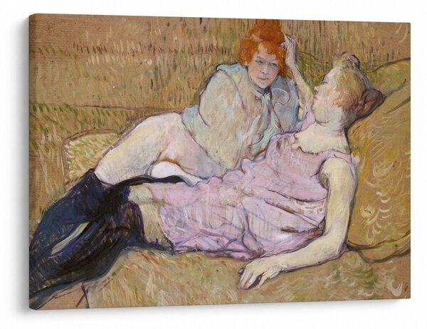 Obraz - Henri de Toulouse-Lautrec, The Sofa, reprodukce (70x50 cm)