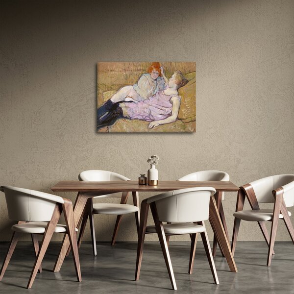 Obraz - Henri de Toulouse-Lautrec, The Sofa, reprodukce (70x50 cm)
