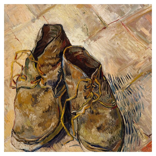 Obraz - Vincent van Gogh, Shoes, reprodukce (30x30 cm)