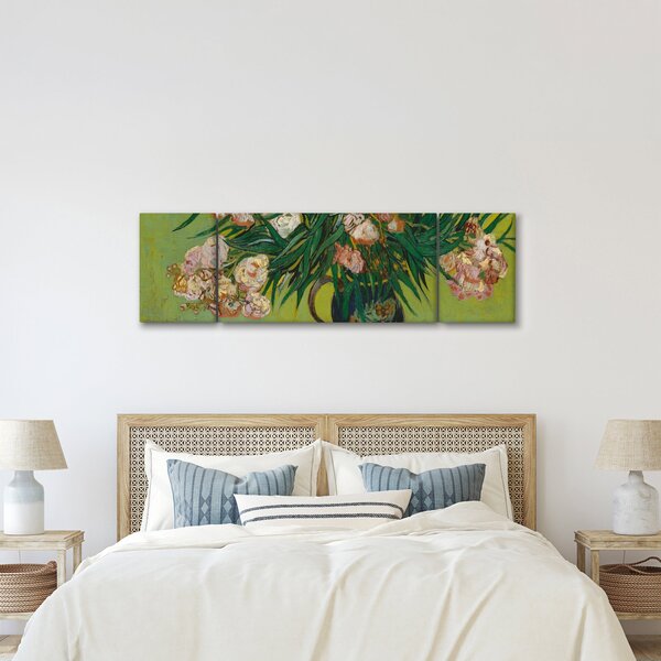 Obraz - Vincent van Gogh, Oleanders, reprodukce (170x50 cm)