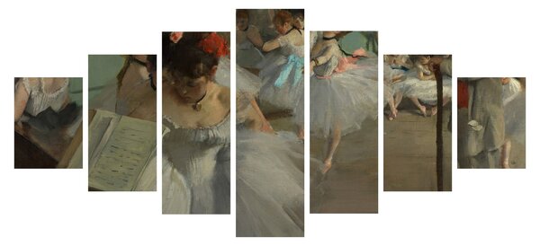 Obraz - Edgar Degas, The Dance Class, reprodukce (210x100 cm)