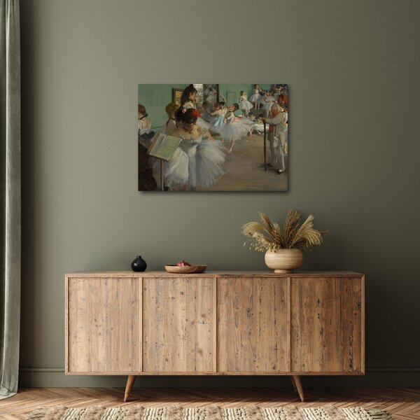 Obraz - Edgar Degas, The Dance Class, reprodukce (70x50 cm)