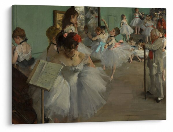 Obraz - Edgar Degas, The Dance Class, reprodukce (70x50 cm)