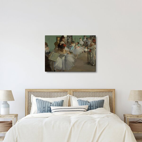 Obraz - Edgar Degas, The Dance Class, reprodukce (70x50 cm)