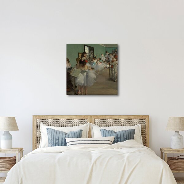 Obraz - Edgar Degas, The Dance Class, reprodukce (30x30 cm)